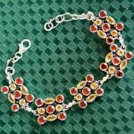 GARNET & CITRINE BRACELET