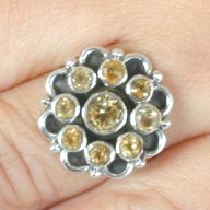 Citrine Silver Ring